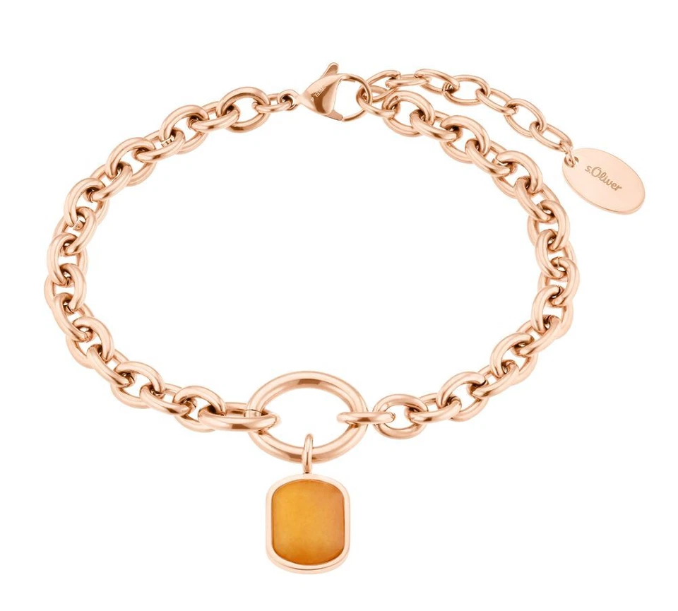 S.Oliver Damen Edelstahl  Armband rosé 2037971 - Bild 1 von 1