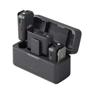 DJI Mic (2TX+1RX+Charging Case)Microphone 250m (820 ft.) Range15-Hour Battery - Picture 1 of 5