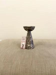 Next Natural Marble Effect Pillar Candle Holder/home Office Candle Stand Gift - Picture 1 of 12