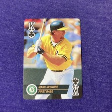 Mark McGwire 1993 Bicycle Baseball Aces Playing Cards Box Set  #KC King of Clubs