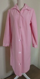 Vintage 60er Henson Kickernick rosa Hausmantel Hausmantel Kleid Gr. Small - Bild 1 von 10