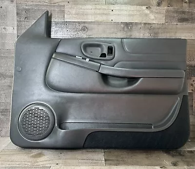 98-04 Chevy Blazer Jimmy S-10 GMC Sonoma Front Door Panel Auto Right Side BLACK - Image 1 of 4