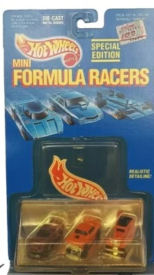 Hot Wheels Mini Formula Racers Special Ed Patch Speed Points 1989 Vintage  - Image 1 of 4