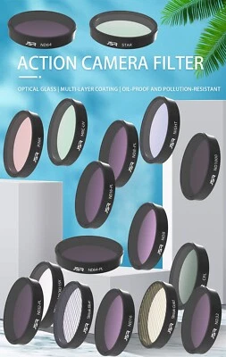 Color-Related UV CPL ND NDPL Diving Filter Macro Lens for DJI Osmo Action 3 4 - Image 1 of 4