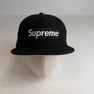 Supreme Hat Men 7 1/2 Spell Out Patch 27 Champion 2020 Street Gym Hype Core Ex - Picture 1 of 14
