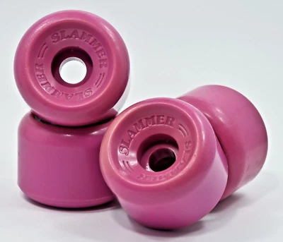 Винтажные колеса для скейтборда 1980-х KRYPTONICS SLAMMERS розовые 60 мм новые из старых запасов с дефектами - Изображение 1 из 4
