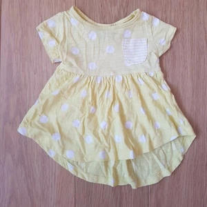 Next baby girls yellow spotted dress age 3-6 Months POSTAGE COMBINED - Picture 1 of 3