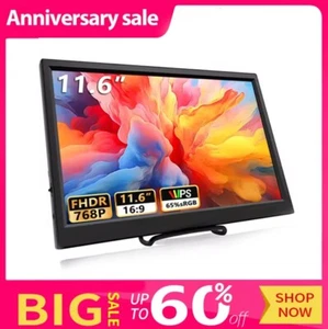 Monitor portatile 11.6 pollici con HDMI Secondo Schermo Gaming Display Esteso PC - Photo 1/6