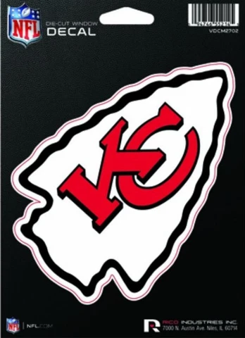 Kansas City Chiefs Die Cut Decal-Car Window, Laptop, Tumbler. See Description Cover