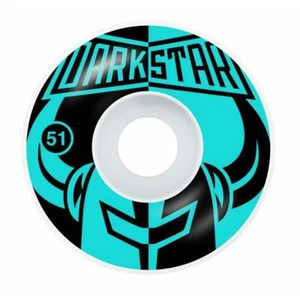 Darkstar Divide Skateboard Wheels Black Aqua 51mm - Picture 1 of 1