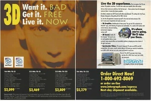 Vintage/Retro Intergraph Computer Systems Print Ad Promo 1997 (B) - Picture 1 of 4