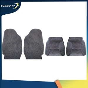 Driver Passenger Bottom Back Cloth Seat Cover Gray For Dodge Ram 1500 1998-2002 - Imagen 1 de 15