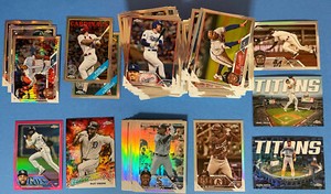 2023 Topps Chrome Baseball 110 Card Lot - Refractors, Sepia, Inserts, RC, Auto