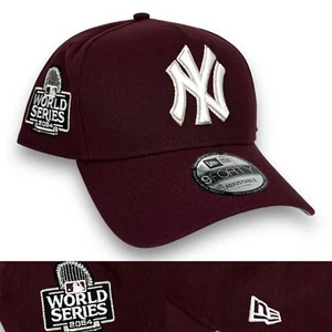 New York Yankees 24 WS 940 AF Adjustable Snapback New Era Cap - Maroon -NWT - Picture 1 of 6
