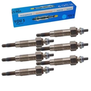 6 X You.S Bougies de Préchauffage Originales pour Nissan Patrol III / 1 (160) 2 - Picture 1 of 2