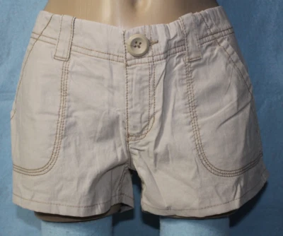 NEW Aeropostale Tan Cotton Cargo Shorty Shorts Size 5/6 See Measurements* - Image 1 of 4