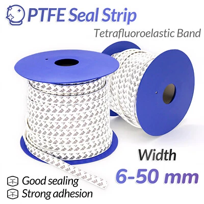 PTFE Seal Strip Tetrafluoroelastic Band Expanded Foamed Strip Sealing Gasket - Image 1 of 4