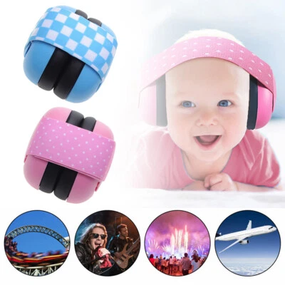 Baby Folding Ear Defenders Noise Reduction Hearing Protection Ear Muffs Foldable - Image 1 of 4