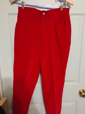 Vintage Grannycore Guess High Waist Red Pants - Image 1 of 4