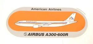 AMERICAN AIRLINES A300-600R AIRBUS STICKER - Picture 1 of 2