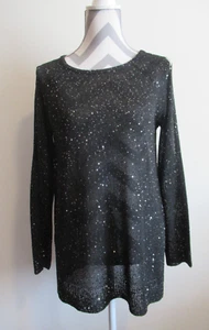 Suéter Alex Marie 4270 Dama Lentejuelas Metálicas Poliéster Negro Plata Talla S - Imagen 1 de 7