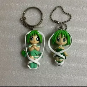 Tokyo Mew Mew figure key chain Retasu set of 2 retro rare anime Japan m452 - Picture 1 of 4
