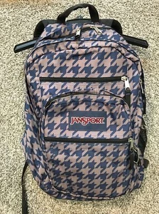 JanSport Big Student Backpack Navy Blue School Laptop Bag *Excellent Condition* - Picture 1 of 10