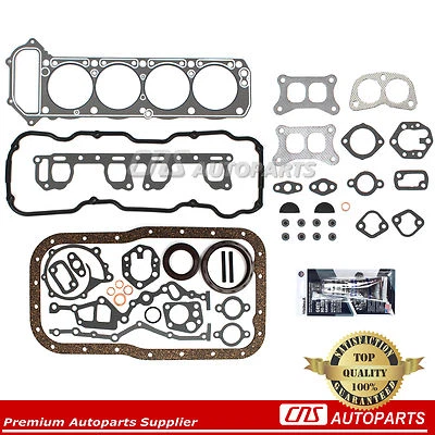 FULL GASKET SET Z24 Fits 86-89 NISSAN D21 PICKUP 2.4 SOHC 8V - Image 1 of 4