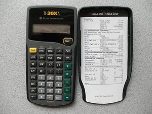 Calculatrice scientifique solaire Texas Instruments TI-30Xa - Photo 1 sur 1