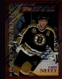 1995-96 Topps Finest Hockey #9 Cam Neely B