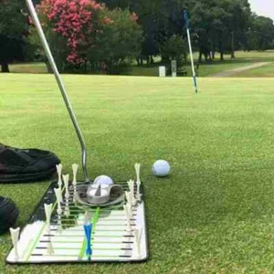 Golf Putting Training Mirror Eyeline Alignment Practice Aid Portable UK NEW~ - Picture 1 of 12
