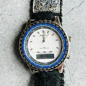 Eddie Bauer Alarm Chronograph Mens Sports Watch with Fabric Strap - Picture 1 of 10