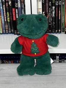 Build A Bear Buddies Smallfry Green Christmas Tree Frog Plush Stuffed Animal - Foto 1 di 7