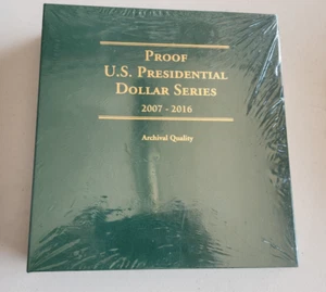 Littleton Coin Album LCA71 Proof US Presidential Dollars 2007-2016 Archival Book - Picture 1 of 2