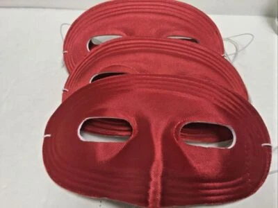Lot of 4 Satin Domino Mask Costume, Party, Halloween , Sold separate New!! - Image 1 of 4