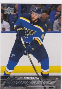 2015-16 Upper Deck Blues Hockey Card #207 Joel Edmundson YG Rookie - Bild 1 von 1