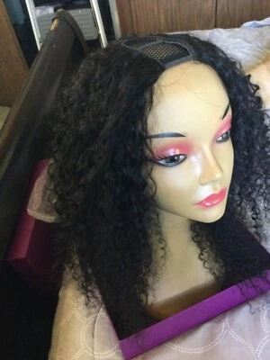 100 human hair wig curly - Image 1 of 4