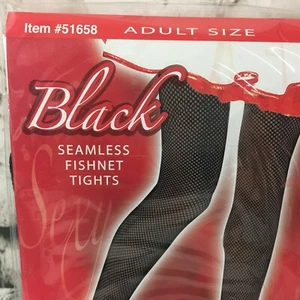 Fishnet Diamond Net Seamless Stockings Pantyhose Tights Regular One Size Costum - Picture 1 of 8