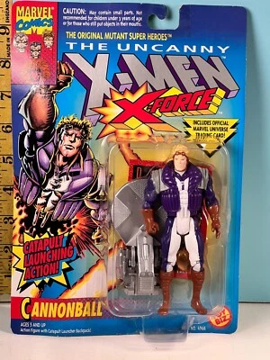 🔥 1993 Marvel The Uncanny X-Men X-Force: CANNONBALL экшн-фигурка Toy Biz🔥 - Изображение 1 из 4