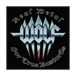 WOLF REAL METAL WOVEN SEW ON PATCH OFFICIALLY LICENSED - Bild 1 von 7