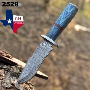 Custom HandMade Damascus Hunting Knife / Hand Forged Damascus Steel Blade 2529 - Picture 1 of 5