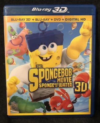 NEW The SpongeBob Movie Sponge Out Of Water Blu-Ray 3D/Blu-Ray/DVD - Image 1 of 2