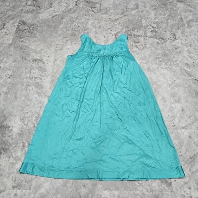 Vintage Vanity Fair Teal/GREEN Silky Soft 100% Nylon Knee Length Nightgown Sz M - Image 1 of 4
