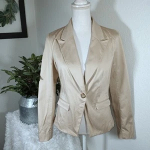 MOSSIMO KHAKI BLAZER SZ.8 EUC - Picture 1 of 4
