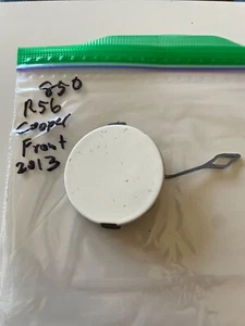 07-15 Mini Cooper * FRONT * R56 R57 R58 R59 LCI tow hook cover Cap Bumper - Foto 1 di 7