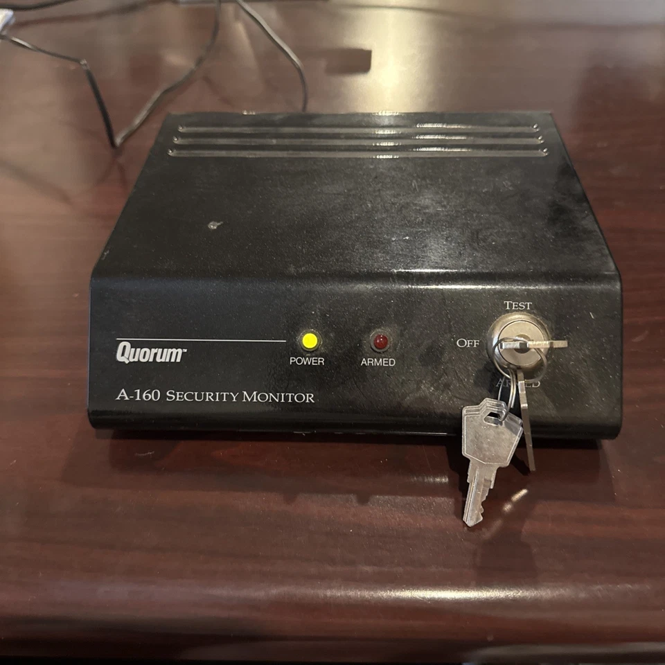 Quorum A-160 Security Monitor - Used, Fully Working, Includes Key - Image 1 of 4