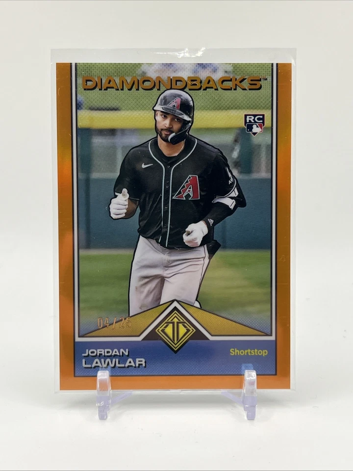 Jordan Lawlar 2024 Topps Transcendent #10 Orange Refractor Variation /25 Rookie - Image 1 of 2