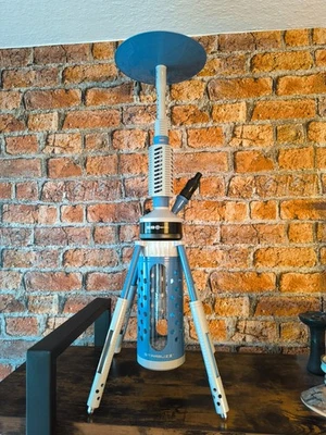Starbuzz Carbine Shisha | blau-grau | Set | 360 Grad drehbar | Led  - Bild 1 von 4