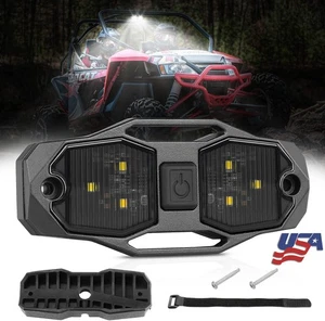 For 2017+ Can-Am Maverick X3 UTV Interior LED Dome Light White Roll Bar Mounts - Picture 1 of 15