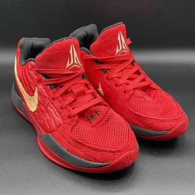 Nike Ja Morant 2 Pesadilla Rojo Negro Zapatos de Baloncesto GS Juventud 4.5 Y Foto 1 de 4